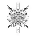 drum tattoo design idea