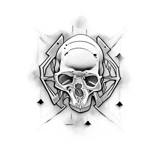 I want to break these bones untill they are broken tattoo design idea