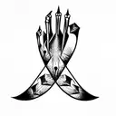I wnat to break these bones untill they are broken tattoo design idea