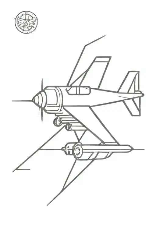 Aircraft mechanic tattoo design idea
