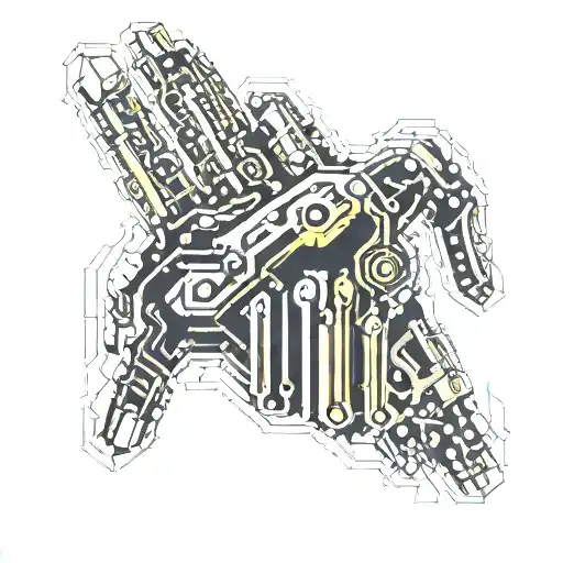 terminator hand tattoo design idea