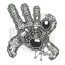 terminator hand tattoo design idea
