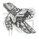 terminator hand tattoo design idea