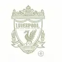 logo for mens group that loves Liverpool FC names Brian, Casper, Christian and Mads. tattoo design idea