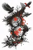 Son, Family Tree, God, Protector, Holy Spirit  tattoo design idea