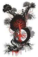 Son, Family Tree, God, Protector, Holy Spirit  tattoo design idea