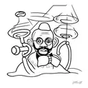 Franklin's experiment tattoo design idea