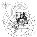 Franklin's experiment tattoo design idea