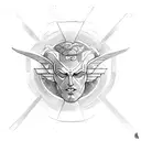 icarus tattoo design idea