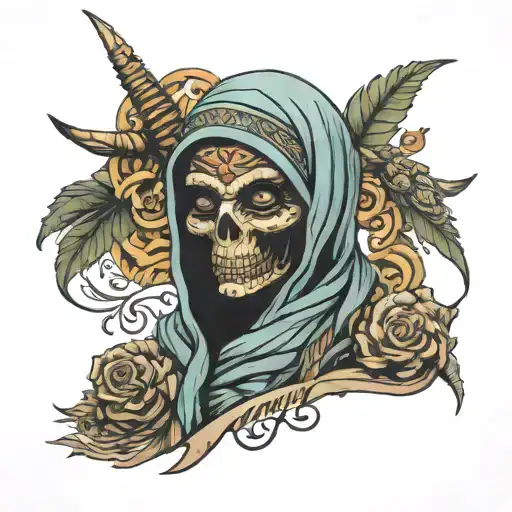 mummy cover featuring tattoo design idea