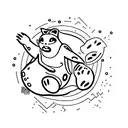 Snorlax  tattoo design idea