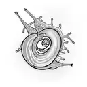 Snail Mail tattoo design idea