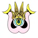 Hamsa Symbol tattoo design idea