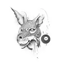 San francisco tagging tattoo design idea