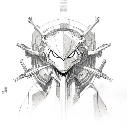 evangelion tattoo design idea