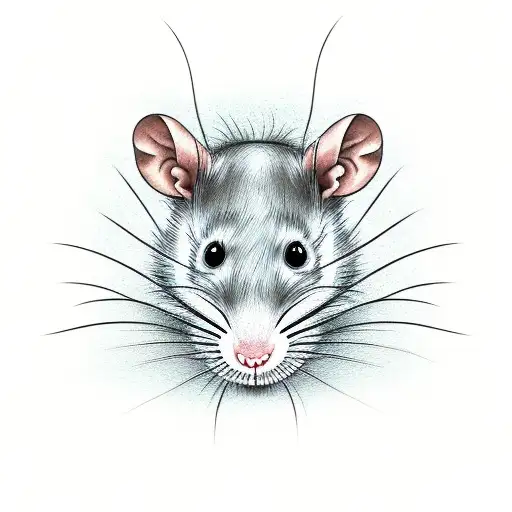 rat tattoo design idea