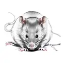 rat tattoo design idea