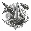 mass effect reaper ship tattoo design idea