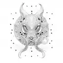 444 tattoo design idea