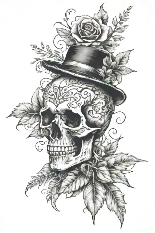 remeber to live, remeber to die tattoo design idea