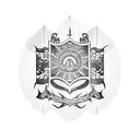 filipino tribal flag tattoo design idea