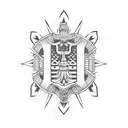 filipino tribal flag tattoo design idea