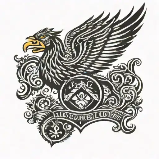 Liverpool Crest, Liverbird logo and the number tattoo design idea