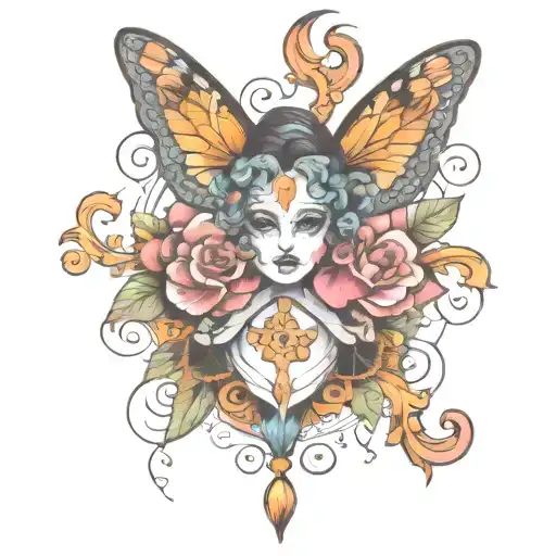 sister cousin tattoo design idea