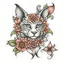 sister cousin tattoo design idea