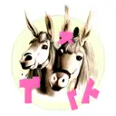 donkey tattoo design idea
