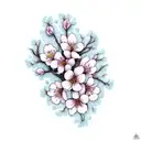 Cherry Blossom tattoo design idea