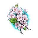 Cherry Blossom tattoo design idea