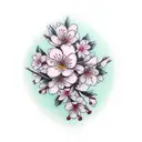 Cherry Blossom tattoo design idea