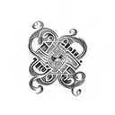 number and letters  tattoo design idea