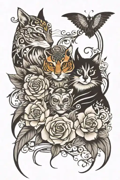 Family comes first tattoo design idea