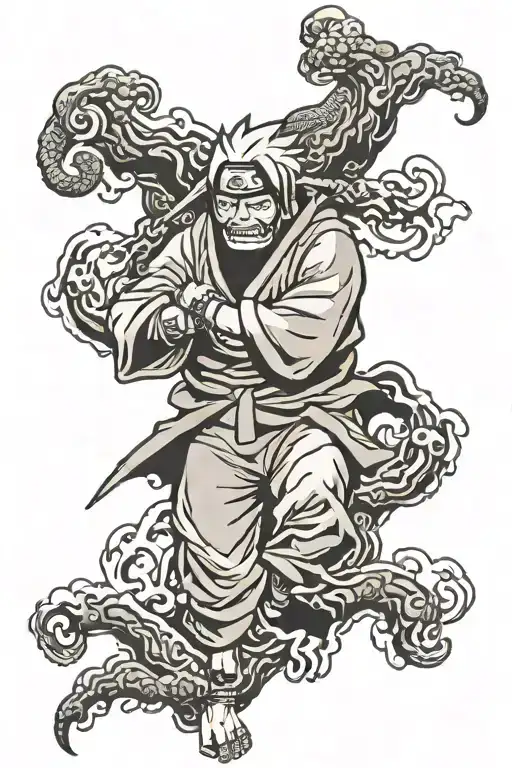 Naruto death reaper seal tattoo design idea