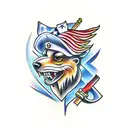 carpentry tattoo design idea