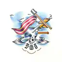 carpentry tattoo design idea