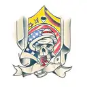 carpentry tattoo design idea