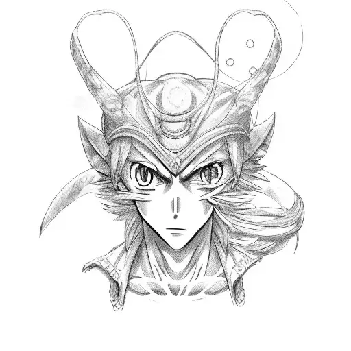 hunter x hunter , meruem and komugi tattoo design idea