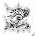 waves tattoo design idea