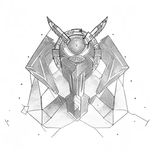 Destiny 2 Hunter tattoo design idea