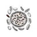 pecan pie tattoo design idea