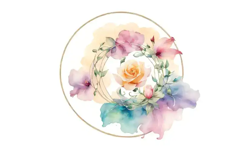 just for today inside of infinity circle tattoo tattoo design idea