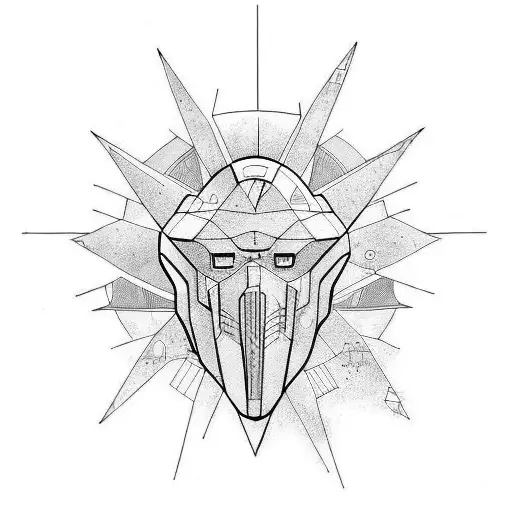 sci fi with overthinking tattoo design idea