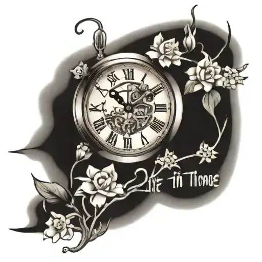 "Strange how life makes sense in time now" text tattoo design idea