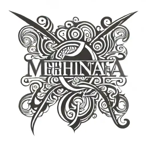 daughters name written "Mckenna" tattoo design idea