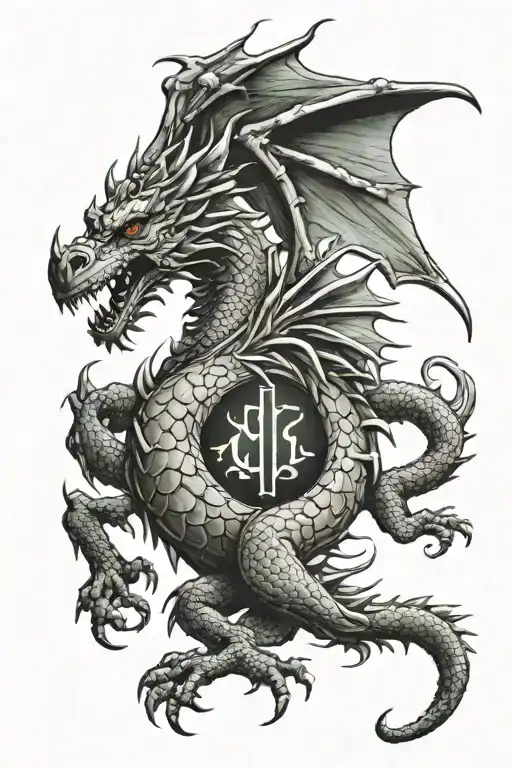 welsh dragon sleeve tattoo tattoo design idea