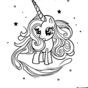 my little pony unicorn tattoo design idea