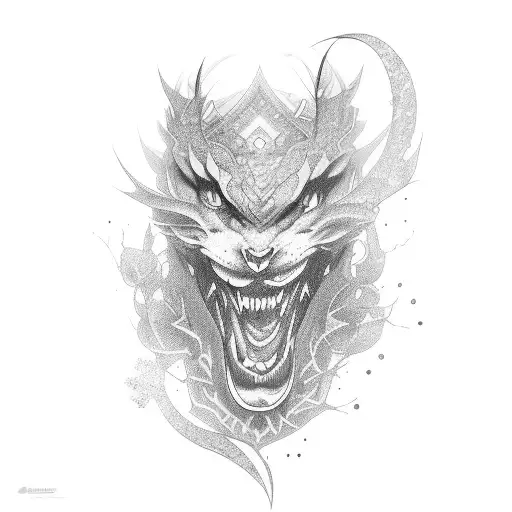 gojo satoru tattoo design idea